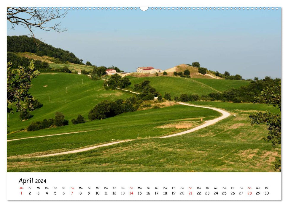 Die Marken, Impressionen aus dem unbekannten Italien (CALVENDO Premium Wandkalender 2024)