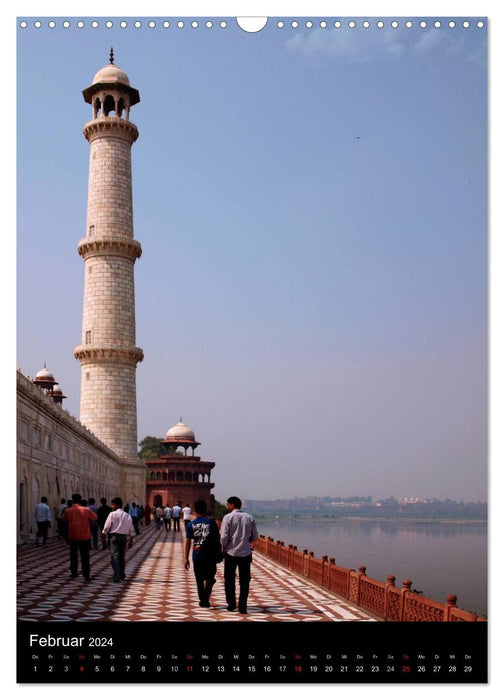 Taj Mahal - Monument der Liebe (CALVENDO Wandkalender 2024)