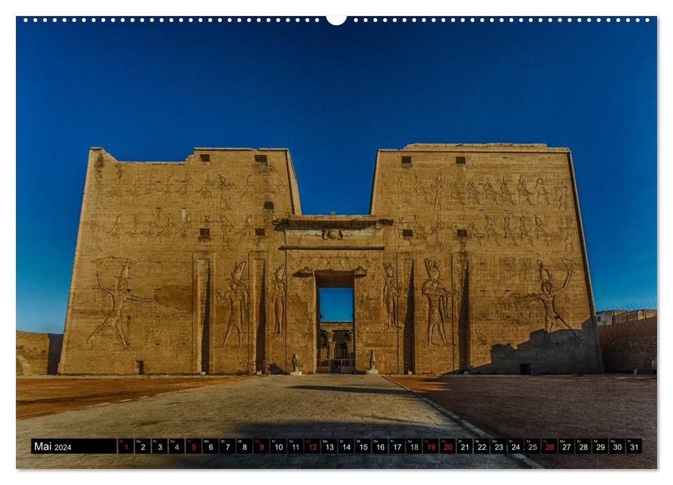 Aventure sur le Nil. Sur les traces des Pharaons (Calendrier mural CALVENDO Premium 2024) 