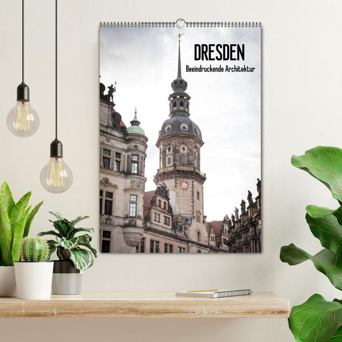 Dresde – Architecture impressionnante (Calendrier mural CALVENDO 2024) 