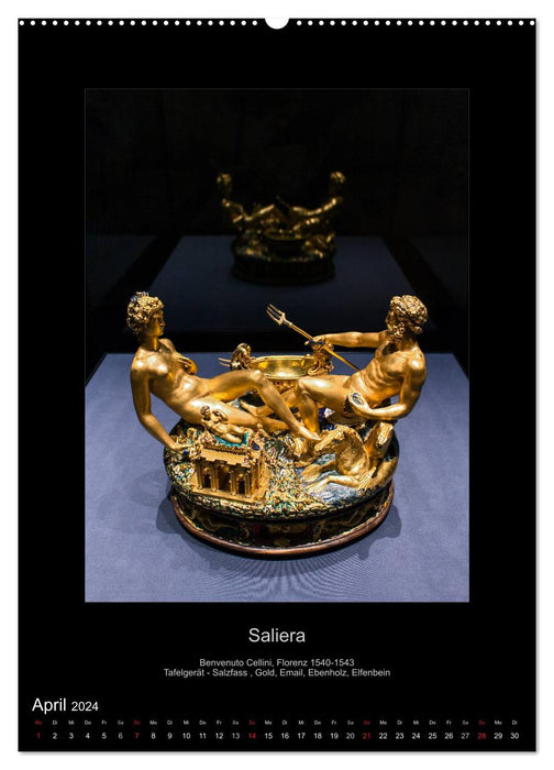 Gold - Schätze der Kunstkammer Wien (CALVENDO Premium Wandkalender 2024)