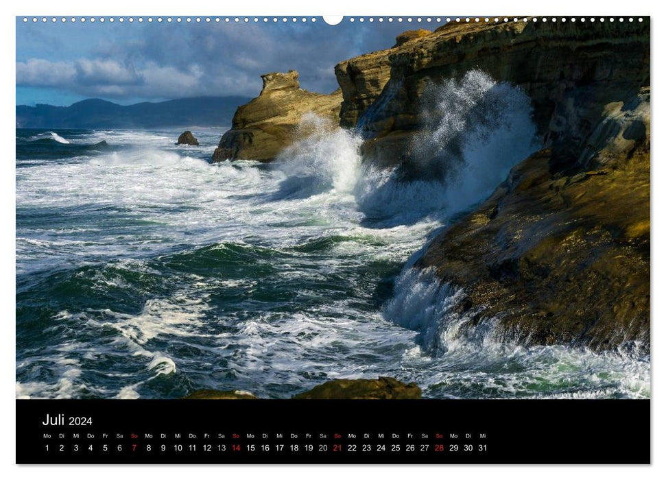Die Oregon-Küste (CALVENDO Premium Wandkalender 2024)