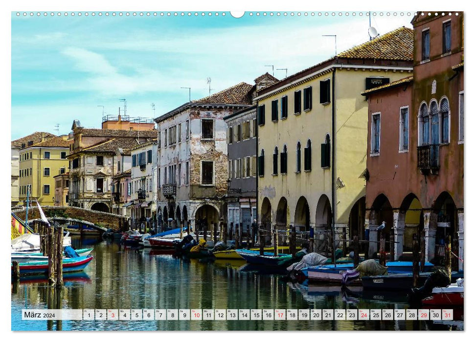Chioggia - La petite sœur de Venise (Calvendo Premium Wall Calendar 2024) 