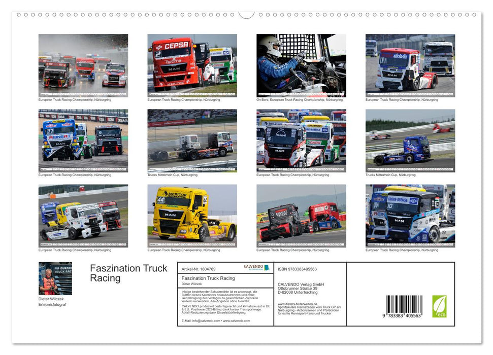 Fascination Truck Racing (Calvendo Premium Calendrier mural 2024) 