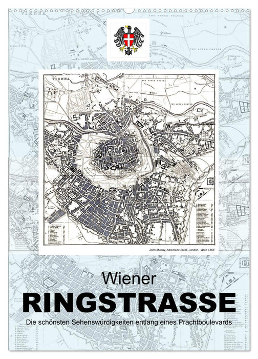 Die Wiener Ringstrasse (CALVENDO Wandkalender 2024)