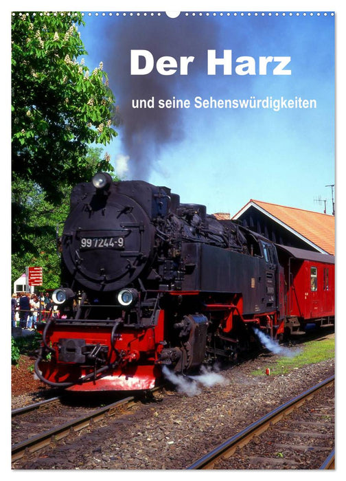 Der Harz und seine Sehenswürdigkeiten (CALVENDO Wandkalender 2024)