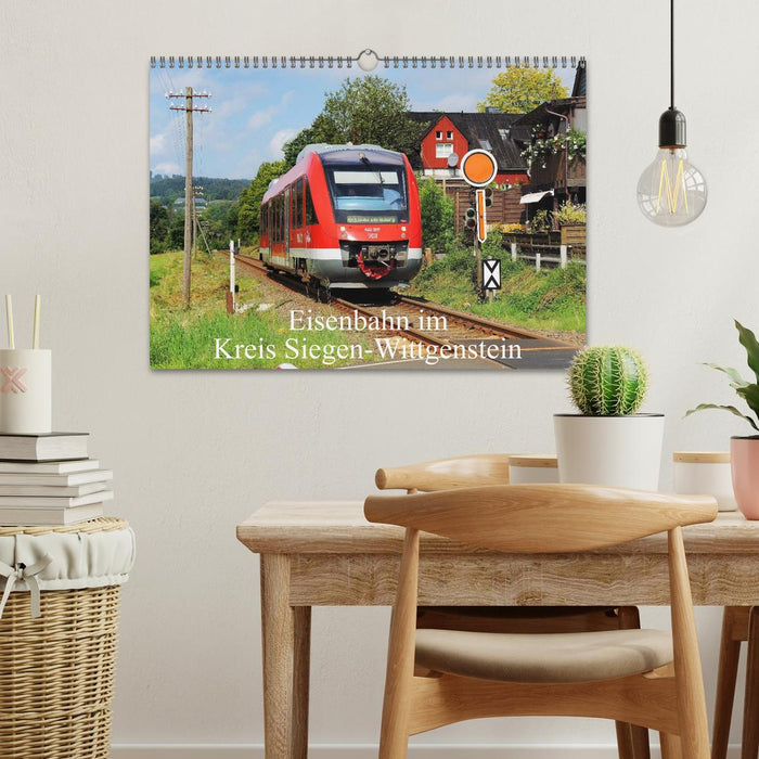 Eisenbahn im Kreis Siegen-Wittgenstein (CALVENDO Wandkalender 2024)