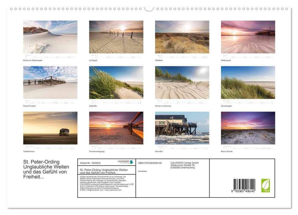 St. Peter-Ording (CALVENDO Premium Wandkalender 2024)