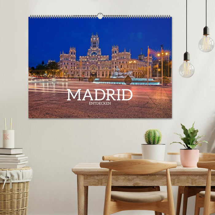 Discover Madrid (CALVENDO wall calendar 2024) 