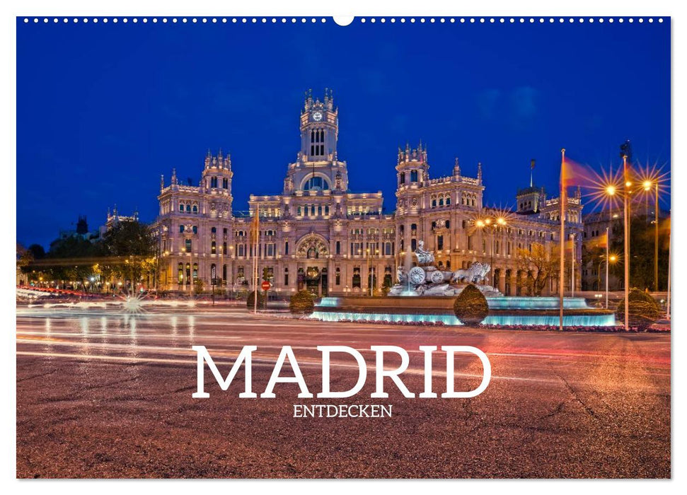 Discover Madrid (CALVENDO wall calendar 2024) 