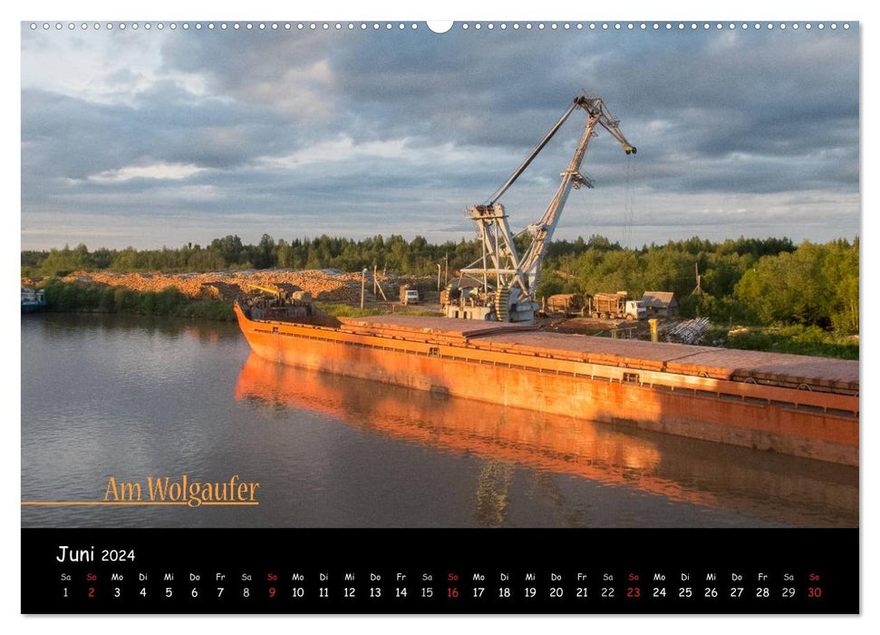 Von Moskau nach St. Petersburg (CALVENDO Premium Wandkalender 2024)