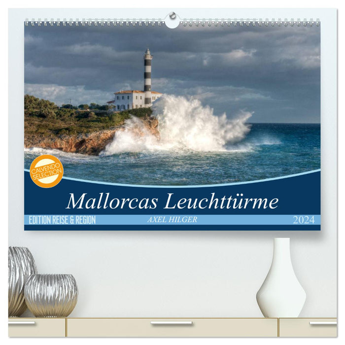 Mallorcas Leuchttürme (CALVENDO Premium Wandkalender 2024)