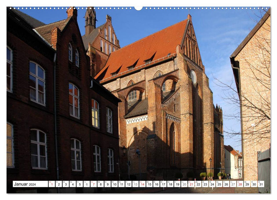 Views of Wismar 2024 (CALVENDO wall calendar 2024) 