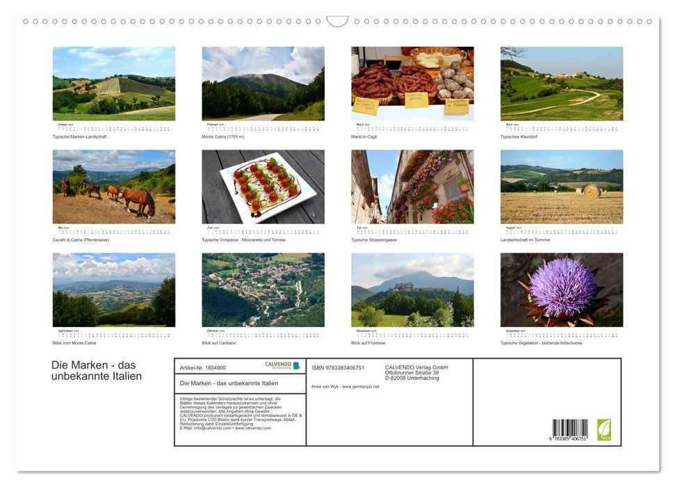 The brands, impressions from unknown Italy (CALVENDO wall calendar 2024) 