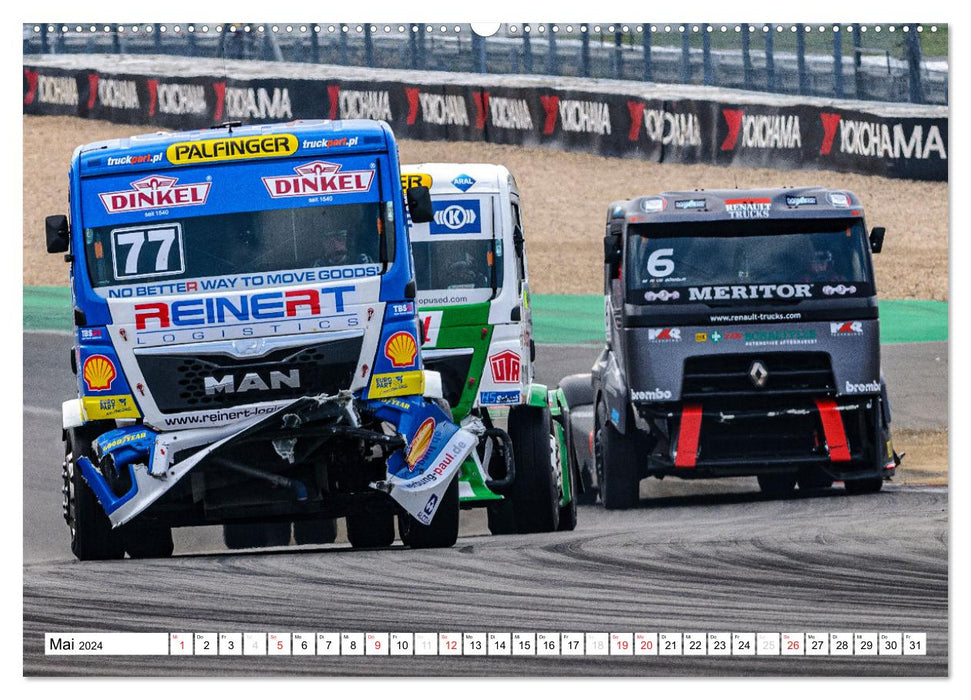 The fascination of truck racing (CALVENDO wall calendar 2024) 