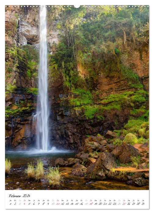 Fascination Waterfall (CALVENDO Premium Wall Calendar 2024) 
