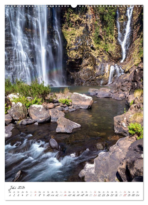 Faszination Wasserfall (CALVENDO Premium Wandkalender 2024)