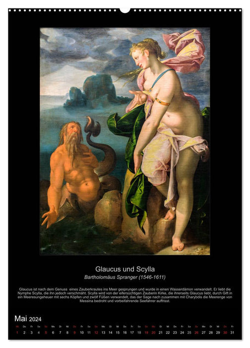Les Métamorphoses d'Ovide - Livres de Transformations (Calendrier mural CALVENDO Premium 2024) 