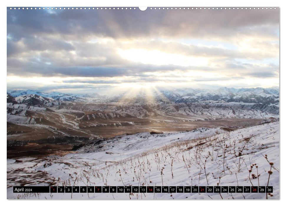 Landschaften Kirgistan (CALVENDO Premium Wandkalender 2024)