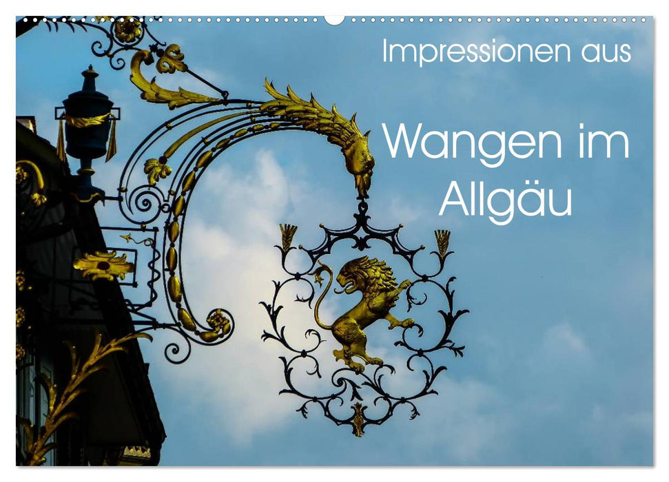 Impressions from Wangen im Allgäu (CALVENDO wall calendar 2024) 