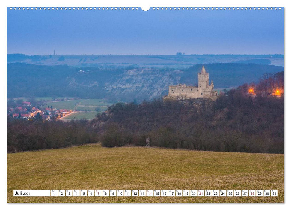 Saxony-Anhalt - Palaces and Castles (CALVENDO Premium Wall Calendar 2024) 