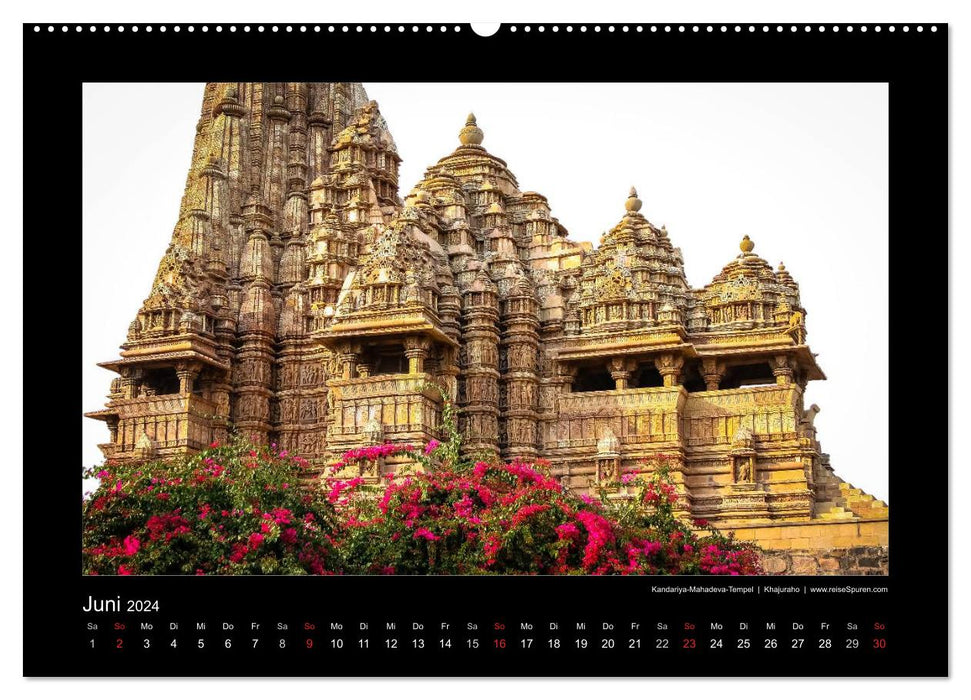 Bienvenue en Inde 2024 (calendrier mural CALVENDO 2024) 