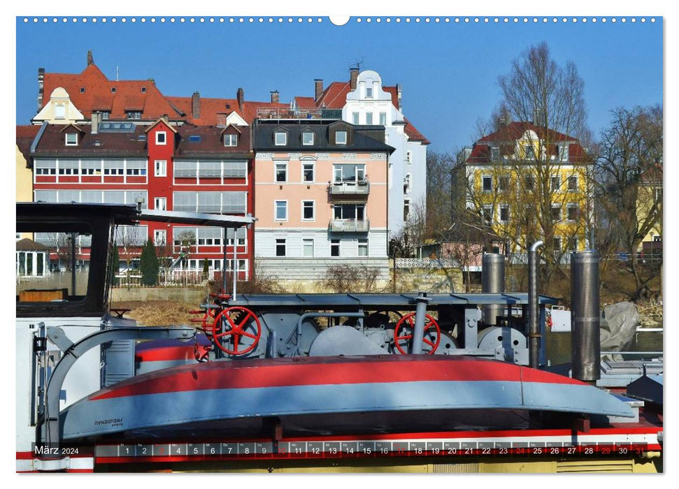 Die Farben von Regensburg (CALVENDO Wandkalender 2024)