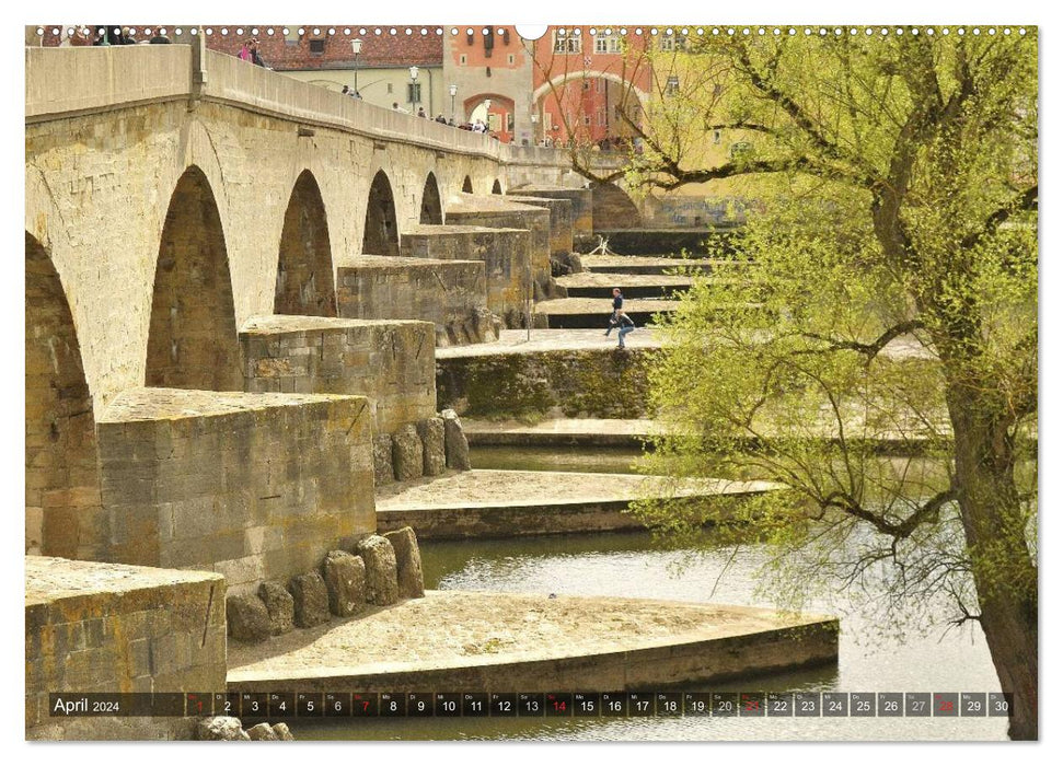 The colors of Regensburg (CALVENDO wall calendar 2024) 