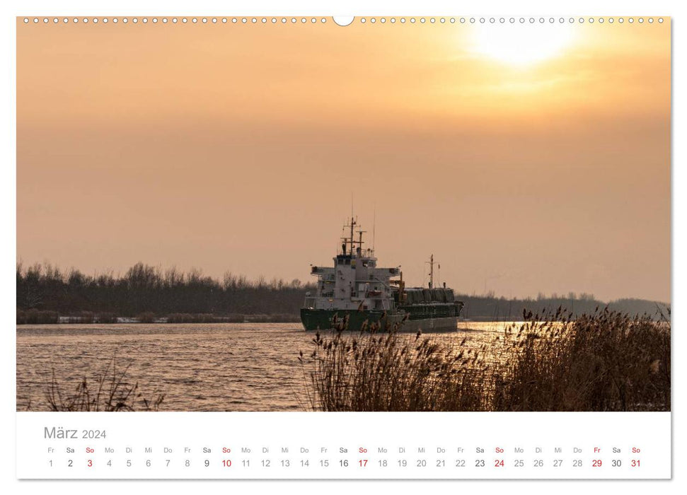 Light journey through Schleswig-Holstein (CALVENDO wall calendar 2024) 