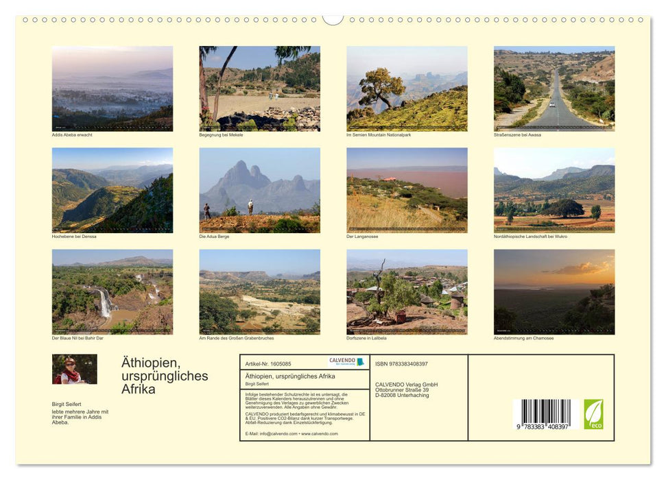 Äthiopien, ursprüngliches Afrika (CALVENDO Premium Wandkalender 2024)