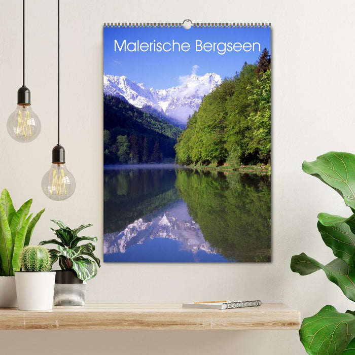 Picturesque mountain lakes (CALVENDO wall calendar 2024) 