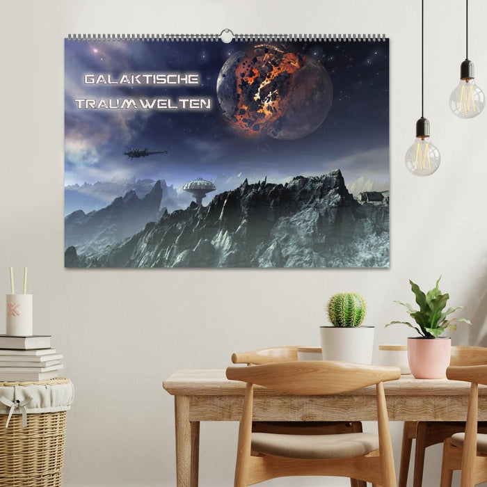 Galactic dream worlds (CALVENDO wall calendar 2024) 
