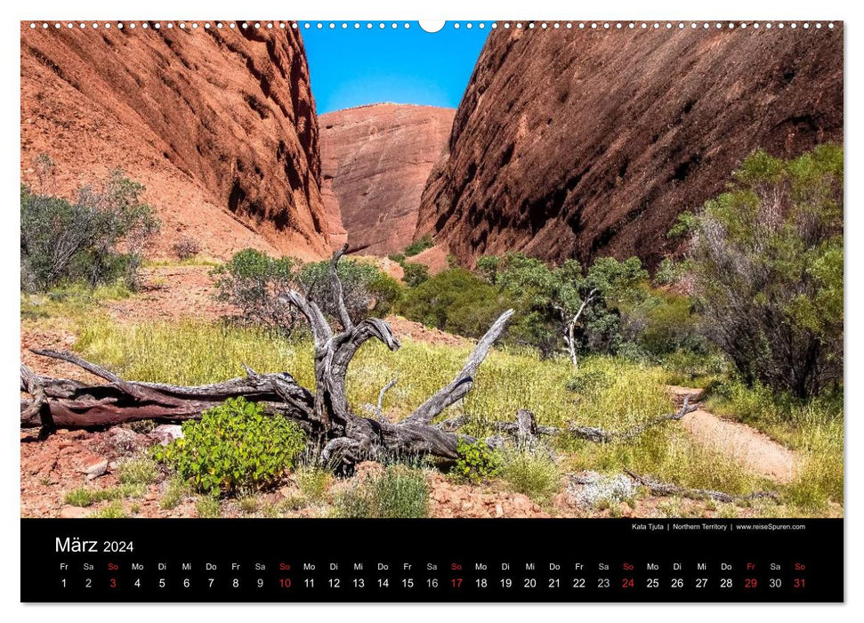 Australia 2024 Nature and Culture (CALVENDO Wall Calendar 2024) 