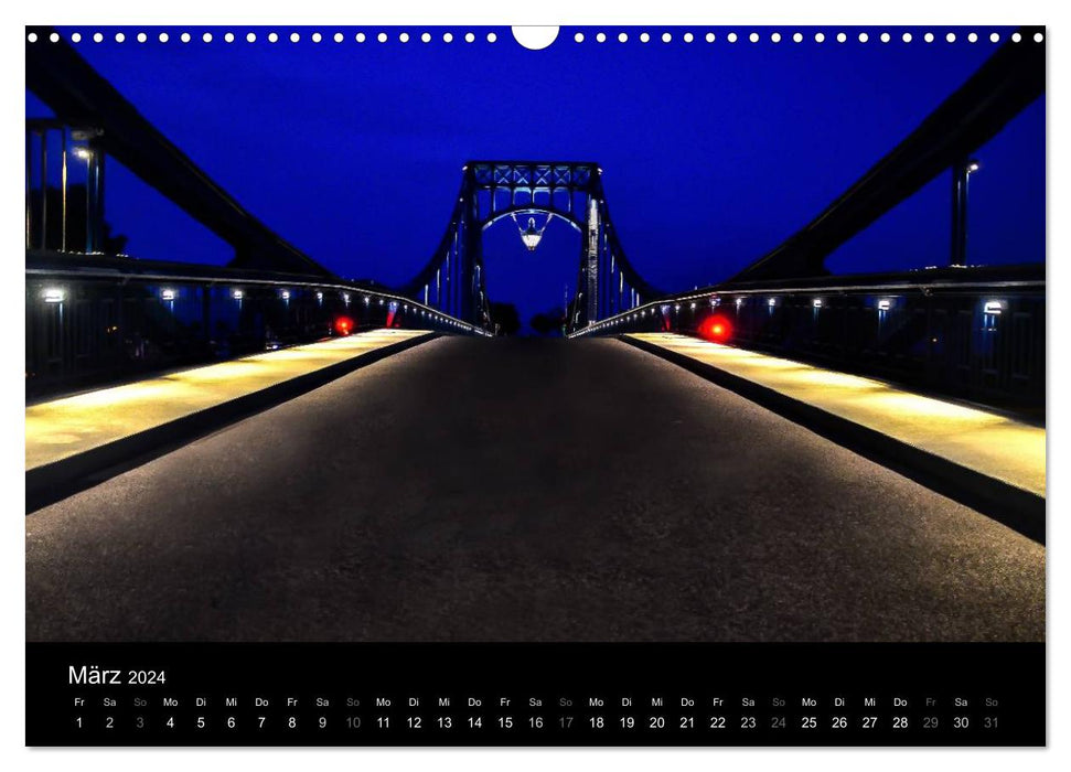 Kaiser-Wilhelm-Brücke Wilhelmshaven (CALVENDO Wandkalender 2024)