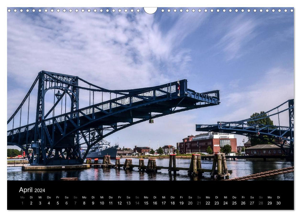 Kaiser-Wilhelm-Brücke Wilhelmshaven (CALVENDO Wandkalender 2024)