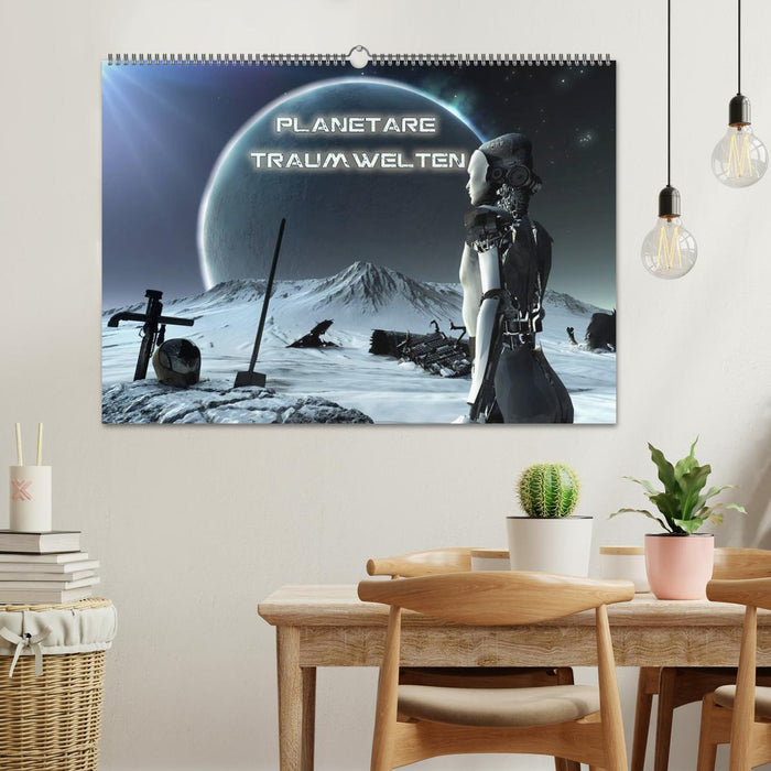 Planetary dream worlds (CALVENDO wall calendar 2024) 
