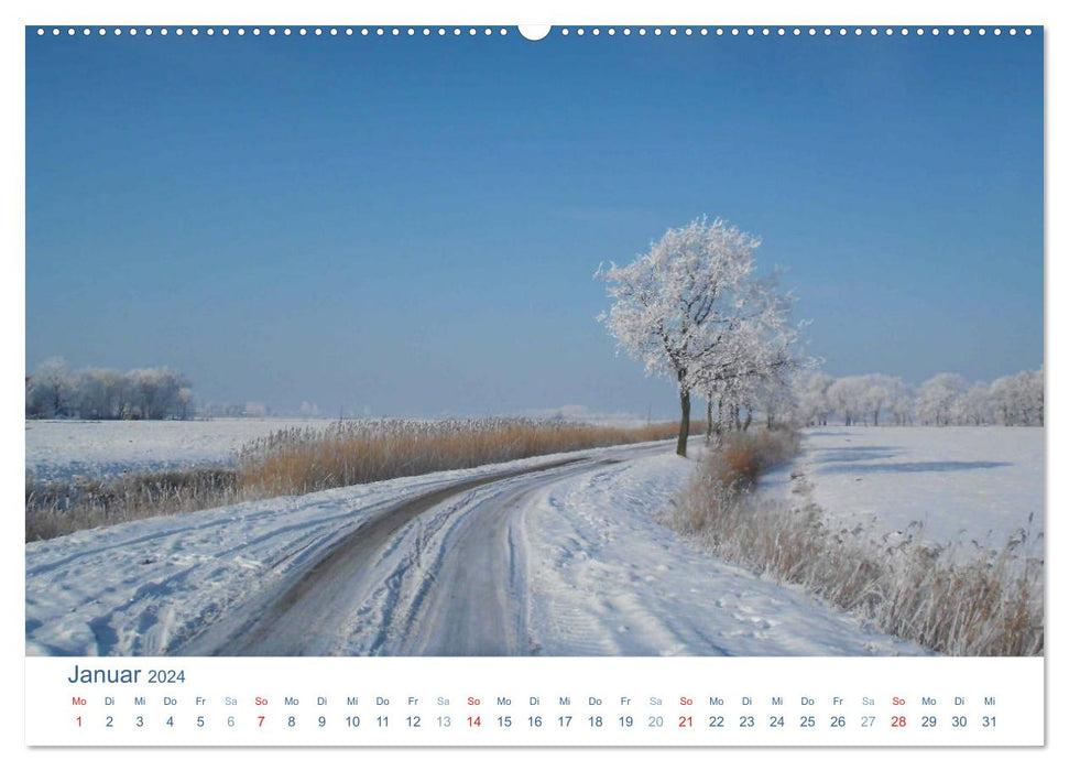 Nordenham and around 2024. Impressions between the Weser and the meadows (CALVENDO wall calendar 2024) 