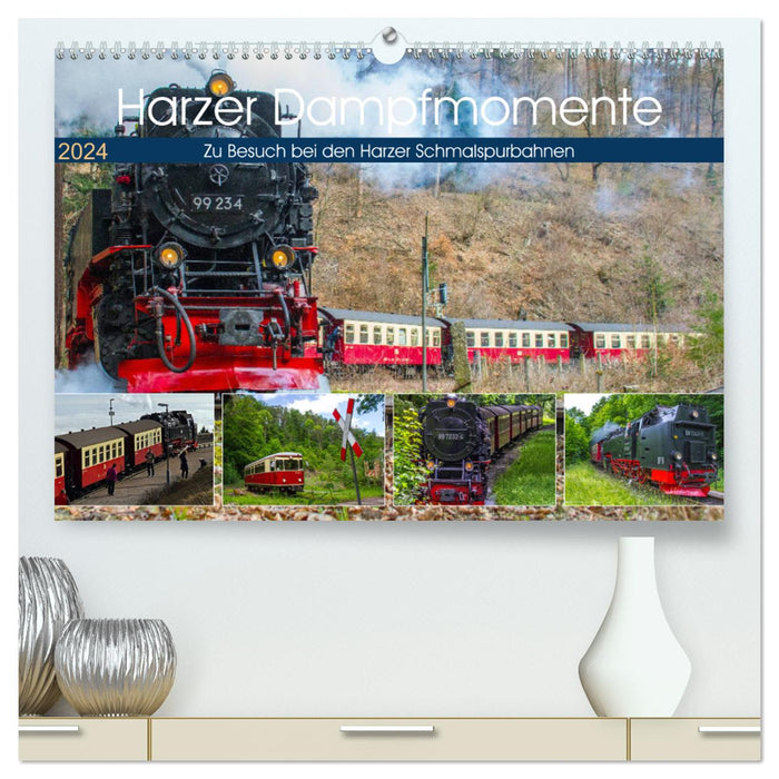 Harz steam moments (CALVENDO Premium wall calendar 2024) 