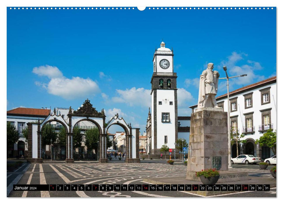 Pearls in the Atlantic - Azores (CALVENDO wall calendar 2024) 