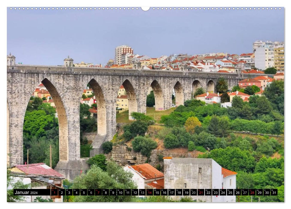 Aqueducts in Europe (CALVENDO Premium Wall Calendar 2024) 