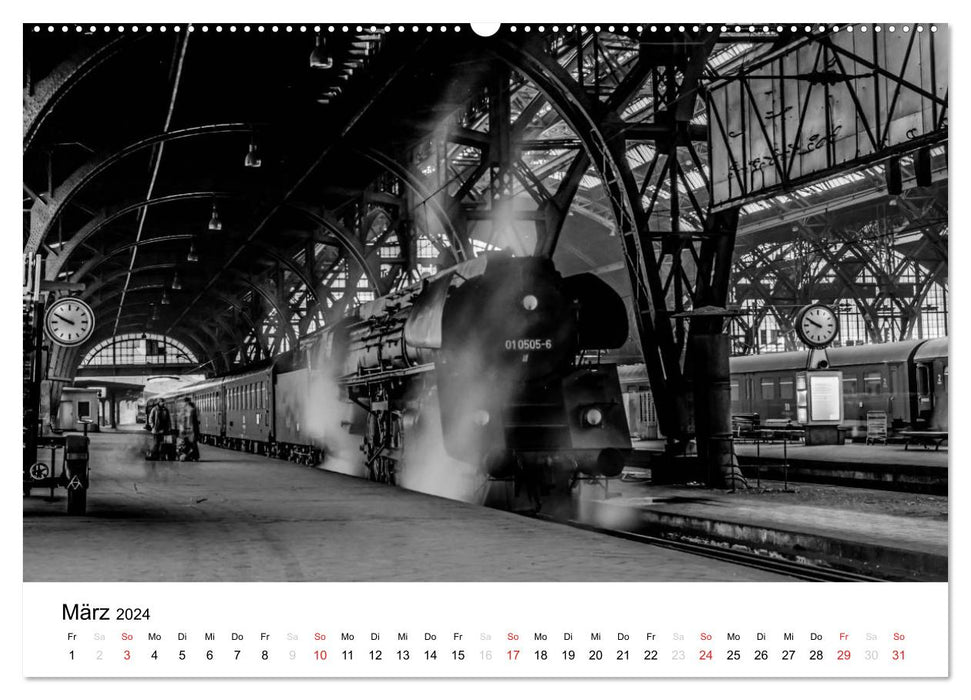 Dampfloks in der DDR (CALVENDO Premium Wandkalender 2024)