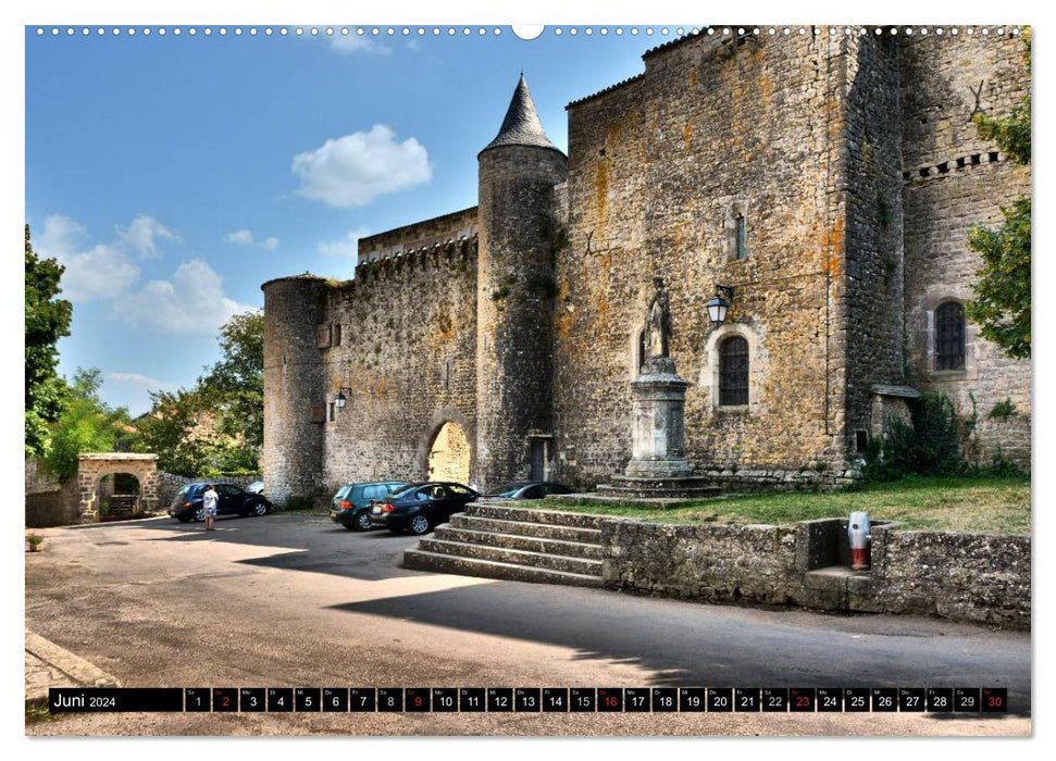 Frankreichs wehrhafter Süden - Festungen und Wehranlagen im Languedoc-Roussillon (CALVENDO Premium Wandkalender 2024)