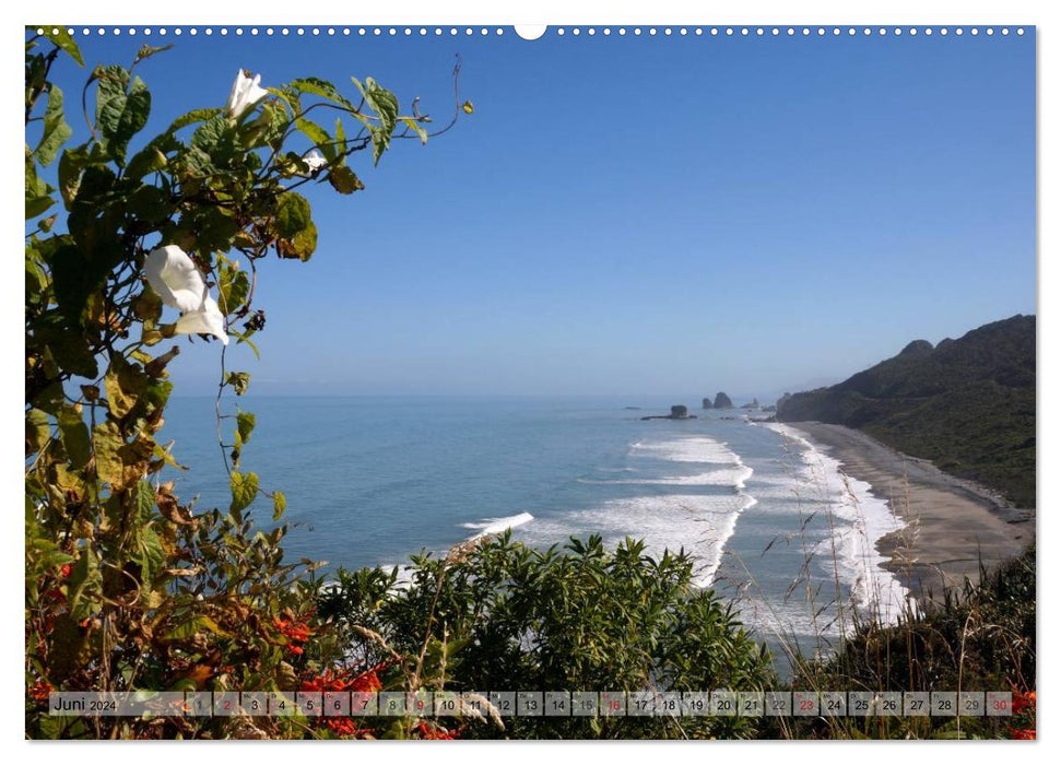 Kia ora, Aotearoa - Wonderful New Zealand (CALVENDO Wall Calendar 2024) 