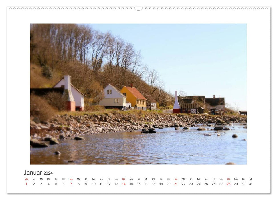 Sunny Island Bornholm (CALVENDO Premium Wall Calendar 2024) 