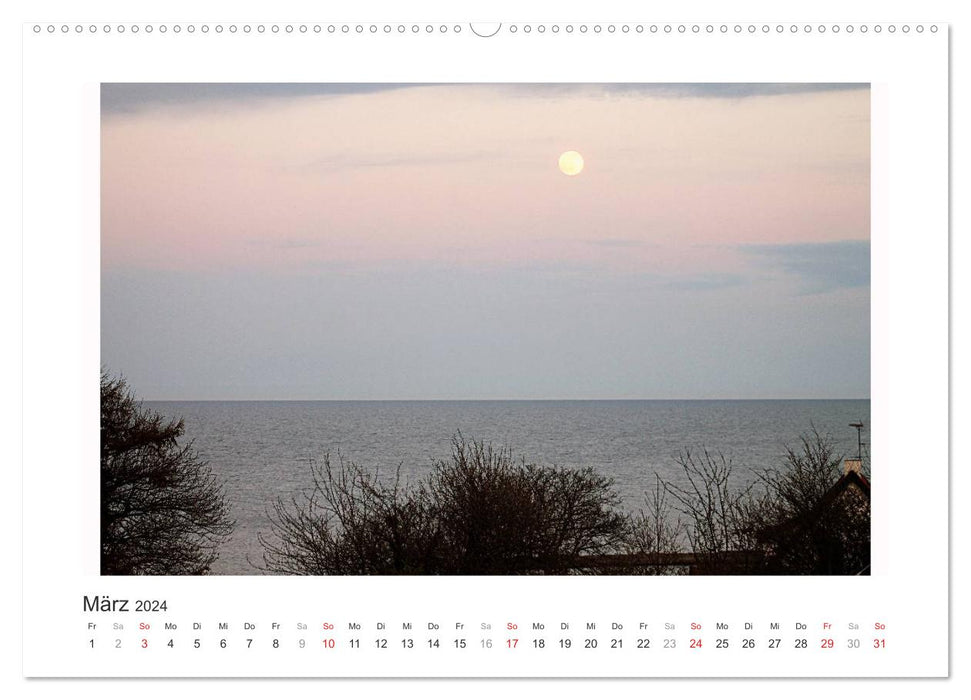 Sunny Island Bornholm (CALVENDO Premium Wall Calendar 2024) 