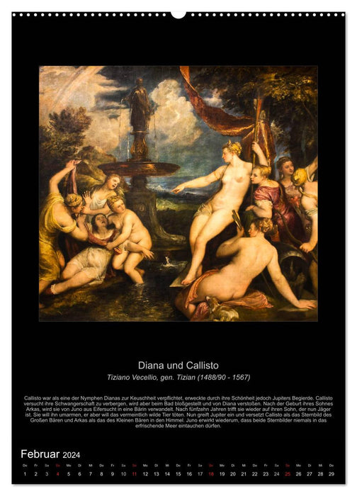 Ovids Metamorphosen - Bücher der Verwandlungen (CALVENDO Wandkalender 2024)