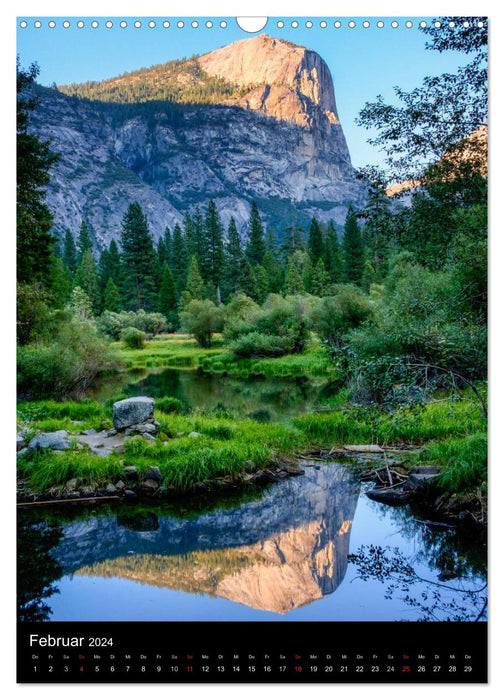Pure idyll - The Yosemite National Park (CALVENDO wall calendar 2024) 