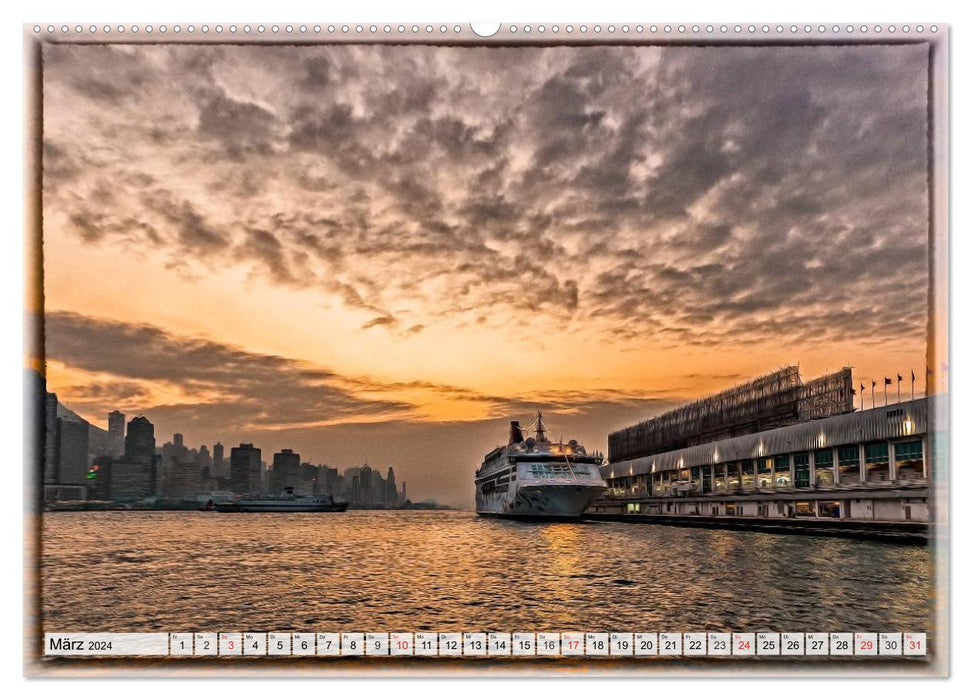 Hong Kong, the pulsating metropolis (CALVENDO wall calendar 2024) 