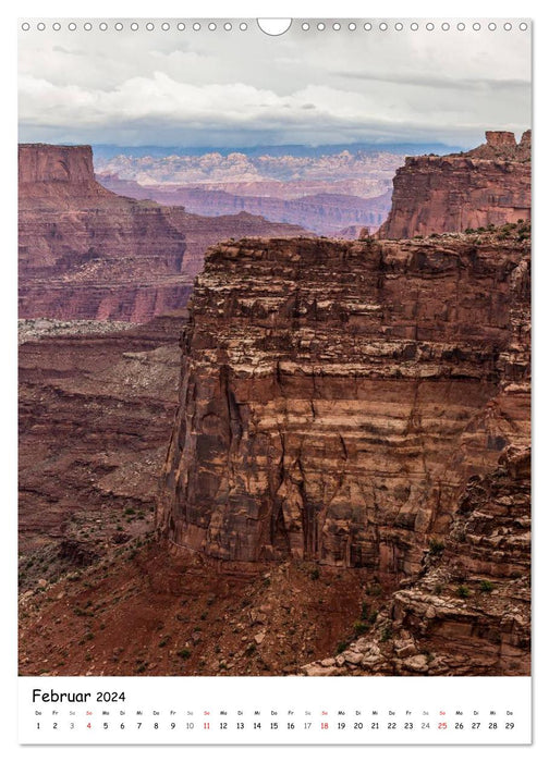 Eine Reise durch die Canyons der USA (CALVENDO Wandkalender 2024)