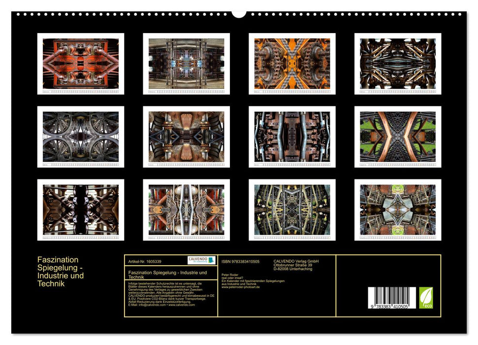 Faszination Spiegelung - Industrie und Technik (CALVENDO Premium Wandkalender 2024)